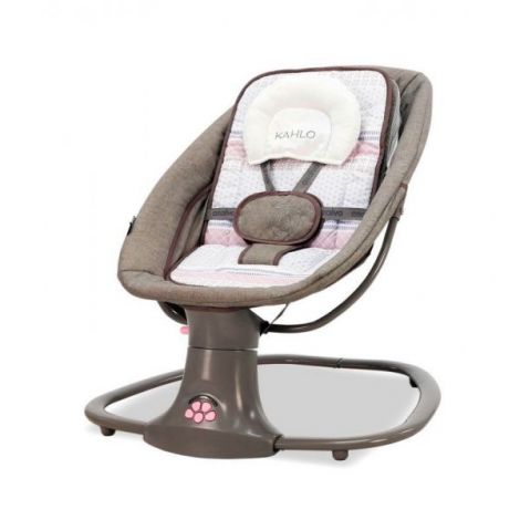 Balansoar electric khalo pentru copii culoare maro - imagine 12